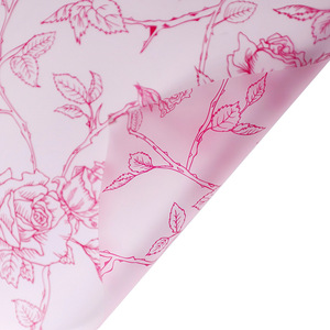 Papier d'emballage pour bouquet de fleurs de style coréen, série <span class=keywords><strong>Nosa</strong></span> Paper, jardin de roses, imperméable, fait main - Product Image 3