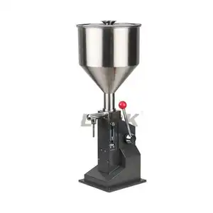 Preço manual da máquina de enchimento líquido para frascos de creme e loção de óleo essencial de pistão A03 0-50ml