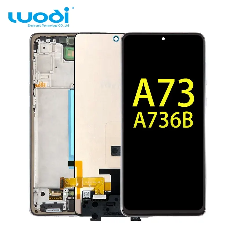 High Definition Bildschirm Handy LCD für Samsung Galaxy A73 A736B Panta lla TFT Oled