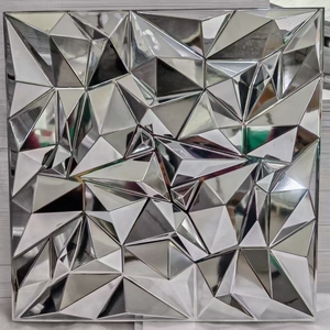 ZJ 现代3D设计黑色PVC墙板 豪华装饰墙板 适用于别墅酒店装饰 - Product Image 3
