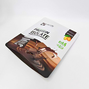 Bolsa de Plástico VMPET de Grado Alimenticio de 500g, Bolsa con Base y Abertura para Desgarro, Bolsa a Prueba de Humedad con Cierre para Aislado de Proteína y Frutos Secos - Product Image 3