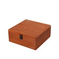 Caja de Regalo Rectangular de Madera Personalizada para Guardar Certificados Familiares, Diseño de Pino para Papel A4, Superficie con Logotipo Personalizado