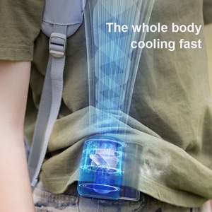 Portable Rechargeable Waist Fan <b>Mini</b> Personal Summer Cooling Fan for Travel Outdoor Sports With 4500mah Battery - Product Image 4