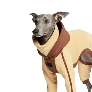 Joymay Custom Greyhound Dog Outfit Premium Quality Cozy Hooded Onesie para el verano Elegantes y cómodos abrigos personalizados para perros para - Product Image 3