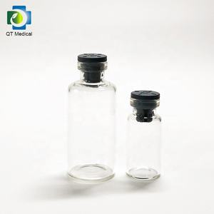 Flacons d'injection en verre stériles moulés transparents de 50ml 100ml pour antibiotiques - Product Image 3