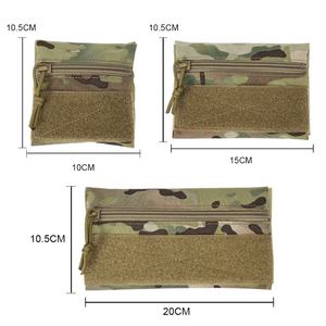 Pochette de rangement tactique en nylon pour harnais de poitrine MK3 MK4, idéale pour l'extérieur, petite pochette pour écouteurs, portefeuille, pièces de monnaie et clés - Product Image 6