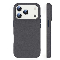 Coque de téléphone magnétique mate à texture rocheuse anti-traces de doigts, protection compatible avec iPhone 17 Pro 17 Pro Max, vente en gros