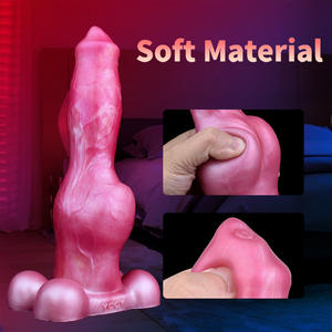 YOCY 20 Modi Vibrator Dildo Tier Wolf Anal Plug 6.9CM Knoten Schub Dildo Strapon Sexspielzeug für Paare Lesben Mastur bator - Product Image 4