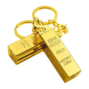 Gold Bar Vintage Collective Gas Pocket accendisigari Strike Match Style Gold Bar