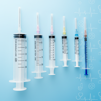 Seringue vétérinaire jetable de sécurité 1/2/5/10/20 ml, stérile, en PP médical, avec aiguille Luer-Lock 25G, certifiée CE et ISO