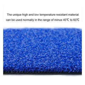 Blue 15mm High Quality Dense Durable Outdoor Panoramic Padel Tennis Court Artificial Grass