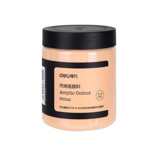 Deli 73875 <span class=keywords><strong>ropa</strong></span> Diy 300ml <span class=keywords><strong>pintura</strong></span> acrílica <span class=keywords><strong>pintura</strong></span> de pared pigmento pintado a mano <span class=keywords><strong>para</strong></span> estudiantes de arte 48 barriles por juego de cartón - Product Image 1