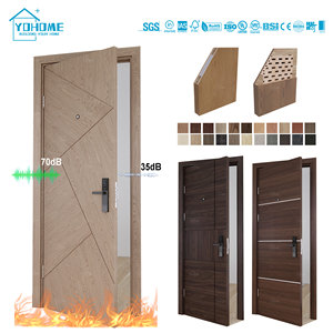 Normes australiennes Portes intérieures ignifuges certifiées AS 1905.1 <span class=keywords><strong>Porte</strong></span> de chambre <span class=keywords><strong>d</strong></span>'hôtel en bois de chêne 30 60 90 minutes <span class=keywords><strong>Porte</strong></span> coupe-feu pour appartement - Product Image 5