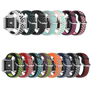 Nouveau bracelet en Silicone souple pour <span class=keywords><strong>Fitbit</strong></span> versa 4/<span class=keywords><strong>sense</strong></span> 2 <span class=keywords><strong>sport</strong></span> bracelet respirant pour <span class=keywords><strong>fitbit</strong></span> versa 4 Double bracelet de <span class=keywords><strong>montre</strong></span> en silicone - Product Image 1