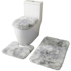 Poland Stock Non Slip <b>Bathroom</b> Rug <b>Set</b> 3 Piece Marble <b>Mat</b> Toilet Contour Bath EU Dropshipping - Product Image 1