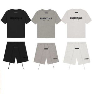 Set <span class=keywords><strong>T</strong></span>-<span class=keywords><strong>shirt</strong></span> e Pantaloncini di Alta Qualità 1:1 in Cotone Unisex con Logo Personalizzato, Stile Casual e Urbano - Product Image 1