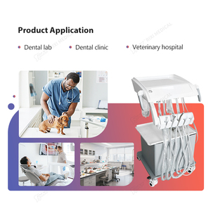 Chariot <span class=keywords><strong>mobile</strong></span> professionnel Portable Portable <span class=keywords><strong>Mobile</strong></span> Clinique dentaire Équipement Chariot d'<span class=keywords><strong>unit</strong></span>é pour animaux de compagnie - Product Image 4