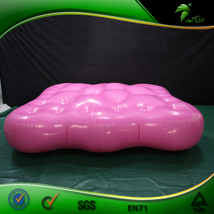 Cama <span class=keywords><strong>Inflable</strong></span> <span class=keywords><strong>Gigante</strong></span> Rosa Muy Suave en Oferta, Colchón <span class=keywords><strong>Inflable</strong></span> de PVC para Recostarse - Product Image 6