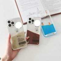 Coque de Téléphone Souple Créative Simple Café pour iPhone 14 13 12 11 Pro Max Xs XR XSMAX 7 8 Plus, Housse Arrière