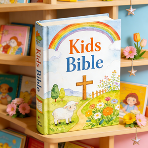 Servicio de Impresión Personalizada de Biblias <span class=keywords><strong>para</strong></span> Niños, Libro Infantil de Tapa Dura, <span class=keywords><strong>Biblia</strong></span> Sagrada Personalizada <span class=keywords><strong>para</strong></span> Niños <span class=keywords><strong>para</strong></span> Bautizo, Venta al por Mayor <span class=keywords><strong>para</strong></span> Iglesias - Product Image 2