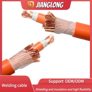 สายเคเบิลทองแดงหุ้มฉนวนพีวีซีแบบยืดหยุ่น Jianglong สำหรับหม้อแปลงเชื่อมและอุปกรณ์เชื่อม - Product Image 3