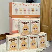 Vente en gros 100% Original Labubu Macron V2 Have a Seat Blind Box Figure Jouet en vinyle unisexe Sac à main pendentif Boîte mystère