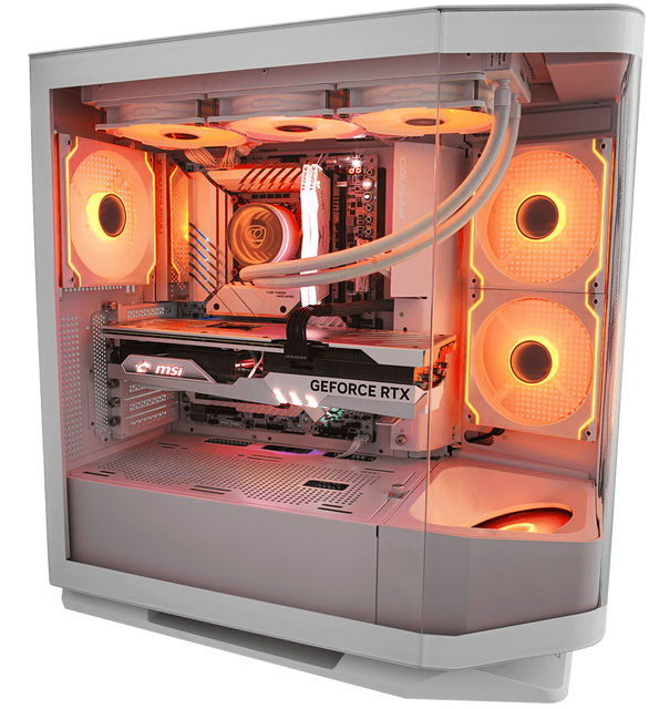 New Computer Case Cougar FV270 RGB Separated Cabinet M ATX Case Gaming Computer Case Gaming PC