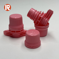 Bouchon à bec verseur rose mat, anti-fuite, léger, en plastique, avec couvercle à vis, écologique, durable, réutilisable, de qualité alimentaire, facile à ouvrir, pour boissons et eau