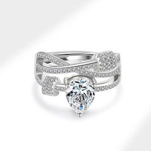 Women's Jewelry <b>Ring</b> Silver Plated Diamond Band <b>Ring</b> Layers Zircon <b>Ring</b> <b>Adjustable</b> Diamond <b>Ring</b> Jewelry - Product Image 3