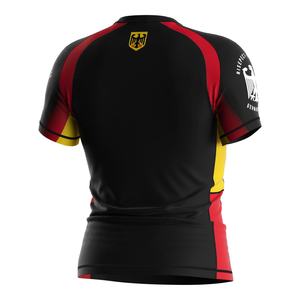 Camiseta de Compresión Rash Guard con Diseño de la Bandera de Alemania, Duradera, de Secado Rápido, 4 Agujas y 6 Hilos, para MMA No Gi BJJ - Product Image 3