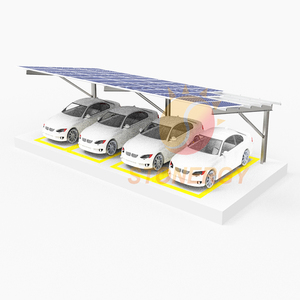 Système de montage de <span class=keywords><strong>carport</strong></span> solaire en acier Q235 haute résistance avec conception à grande portée pour les parkings commerciaux - Product Image 3