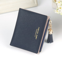 Wanita Merek Mewah Terkenal Mini Wanita Dompet Dompet Wanita Pendek Koin Ritsleting Dompet Pemegang Kartu Kredit Billeteras Para Mujer