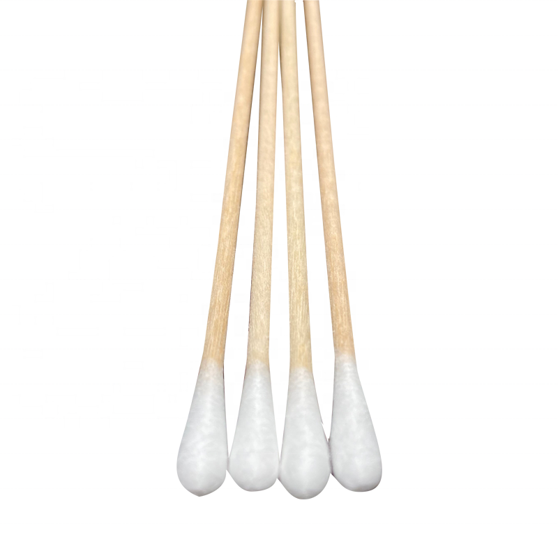 Medical Wood Cotton Swabs Disposable 15cm