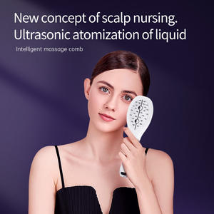 Peigne de massage électrique pour le cuir chevelu anti-chute de <span class=keywords><strong>cheveux</strong></span> 2024, vibration, lumière LED bleue et rouge, applicateur de spray, peigne de massage électrique pour le cuir chevelu - Product Image 4