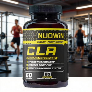 Brûleur <span class=keywords><strong>de</strong></span> graisse <span class=keywords><strong>CLA</strong></span> avancé en capsules à croquer : Accélère la dégradation des graisses, raffermit le corps, soutient la remise en forme et la <span class=keywords><strong>perte</strong></span> <span class=keywords><strong>de</strong></span> <span class=keywords><strong>poids</strong></span>, 0,5 g, 60 gélules - Product Image 5