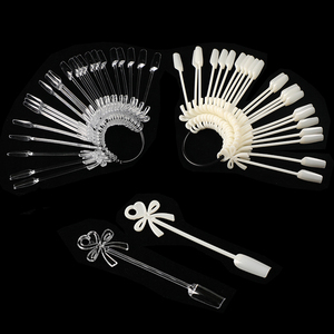 Paleta de colores en forma de abanico para uñas postizas, tarjetas de práctica, exhibición de muestras de estilo de uñas - Product Image 1