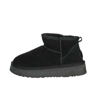 Botines de Mujer con Tacón Bajo K-10261 Negros, Altura del Tacón 40 - Product Image 1