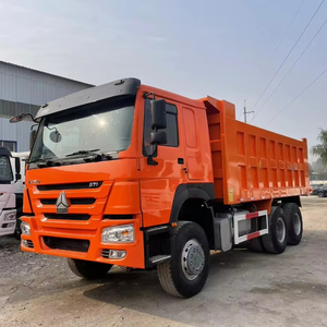 รถบรรทุกฮาวโอ 6x4 ยูโร 2 ดีเซล รถบรรทุกขนาดเล็กใหม่สำหรับงานเหมือง รถดัมพ์ 10 ล้อ บรรทุกได้ 11-20 ตัน พวงมาลัยซ้าย กล้องมองหลัง 251-350 แรงม้า 6-8 ลิตร - Product Image 2