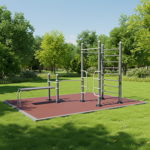 Appareil de <span class=keywords><strong>fitness</strong></span> extérieur en acier inoxydable de haute qualité, écologique, pour utilisation en parc et en communauté, marque Zhenhong, garantie 1 an - Product Image 4