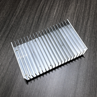 Radiateur d'extrusion en aluminium anodisé pour onduleur d'ascenseur, refroidissement efficace, design moderne pour le contrôle électrique des ascenseurs