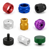 Pièces en aluminium anodisé usinées sur commande par CNC, boutons, pieds, entretoises et composants en laiton usinés avec précision sur tour