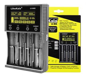 LiitoKala Lii-M4S 18650 LCD多機能バッテリー充電器3.7V 1.2V 26650 21700 14500 18350 17500 AA <span class=keywords><strong>AAA</strong></span> a Cその他 - Product Image 1