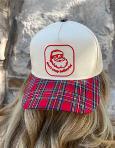 5 paneles de algodón a cuadros Check Navidad <span class=keywords><strong>gorras</strong></span> de béisbol Snapback Bow <span class=keywords><strong>gorras</strong></span> <span class=keywords><strong>rojas</strong></span> con logotipo bordado personalizado - Product Image 3