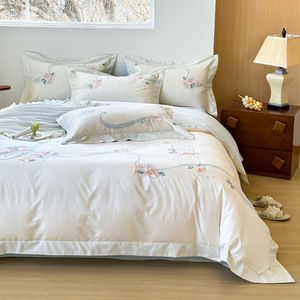 Cao Cấp Lớp Một Tinh Khiết Bông Mẹ Và Bé Bán Buôn Bộ Đồ Giường Bộ 4 Miếng - Product Image 5