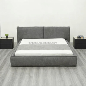 Surmatelas en mousse haute densité compressible, cadre de lit souple, tête de lit murale à velcro, housse lavable, cadre de lit souple - Product Image 1