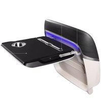 Vente en gros de plateau de véhicule de luxe table de siège arrière avec chargeur sans fil et lumière d'ambiance Aurora