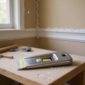 มีดขูดโลหะสำหรับช่างตกแต่ง ใบมีดคมสำหรับงานตกแต่งผนังและขจัดกาว - Product Image 3