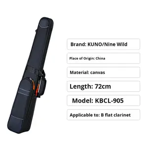 Estuche de mochila integrado para clarinete No se necesita desmontaje Clarinete plano en B Lona impermeable <span class=keywords><strong>KUNO</strong></span> 2017 - Product Image 2