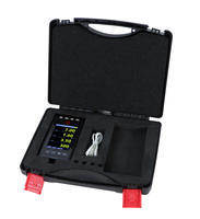 Medidor de Fuerza Digital Inalámbrico Recargable de 4 Canales con Pantalla LCD Portátil para Celdas de Carga