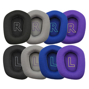 Coussinets d'oreille de remplacement en tissu pour Logitech G733 <span class=keywords><strong>G335</strong></span> casque coussin d'oreille cache-oreilles casque oreillettes avec tissu en maille douce - Product Image 1